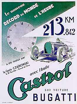Record vitesse 1931 Czaykowski Bugatti