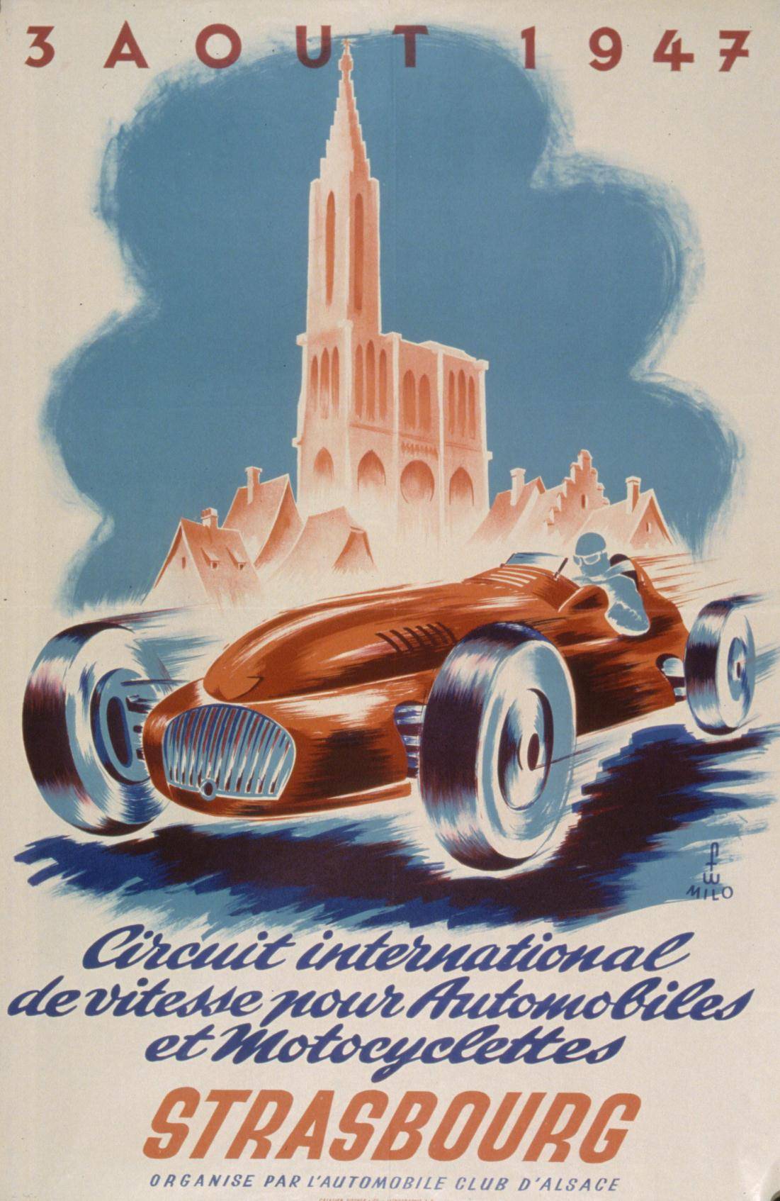 1947 GP Alsace Affiche