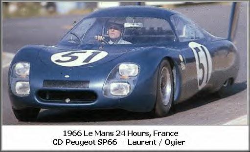 24h Le Mans 1966 CD SP66 JC.Ogier C.Laurent