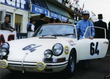 24 heures du Mans 1968 64 Porsche 911T C.Laurent JC.Ogier