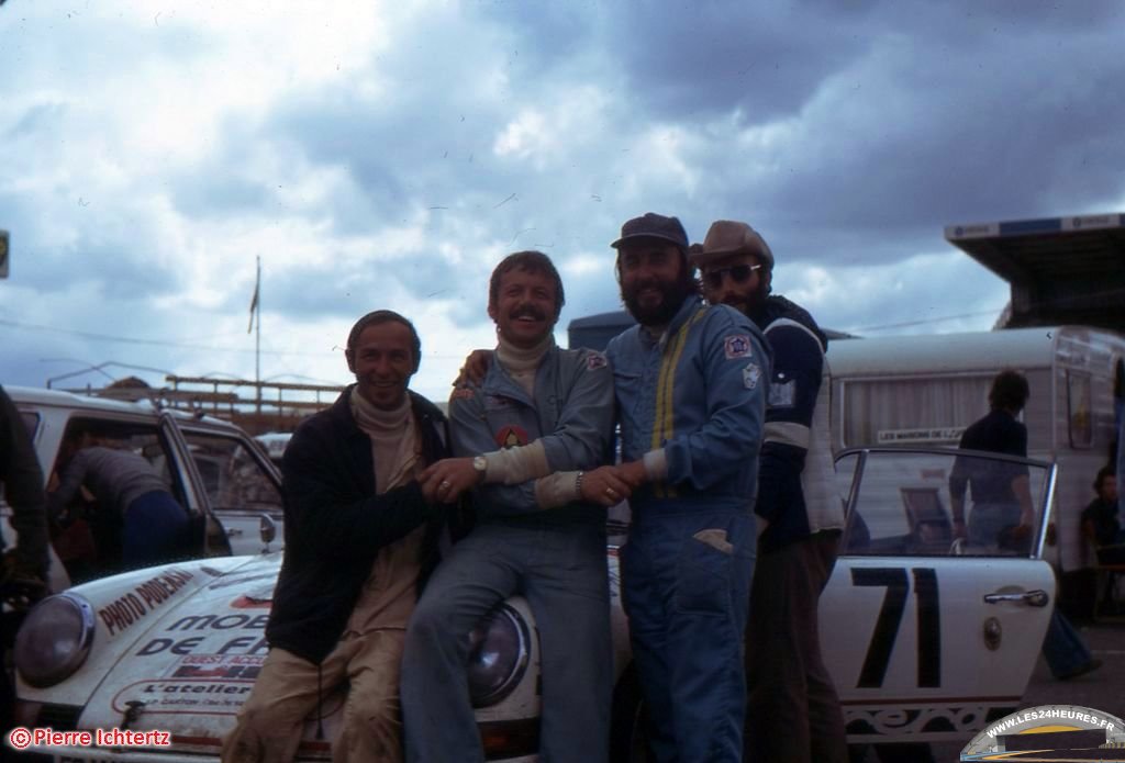 24h du Mans 75 - Leroux Pigeon Laplacette à l'arrivée