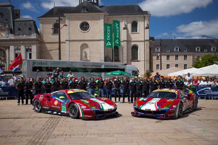 LeMans 2017 pesage Ferrari AF Corse