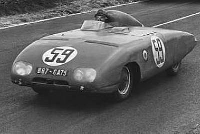 Panhard 17th Le Mans 1954 #59 Cotton/Beaulieux by Bizarre