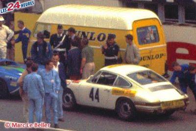 Porsche 911 S, No.45, 24h Le Mans, C.Laurent/J.Marche, 1971