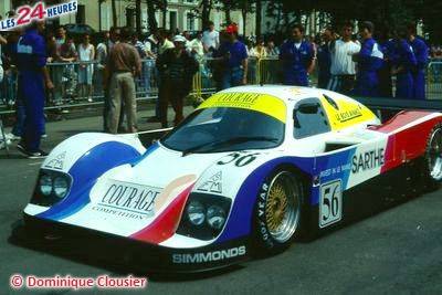 24 Heures Du Mans 1992 – Affiche Résultats Courses Statistiques – Talbot