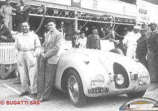 Victoire Bugatti aux 24h du Mans 1939