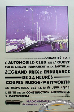 Affiche du Mans 1924