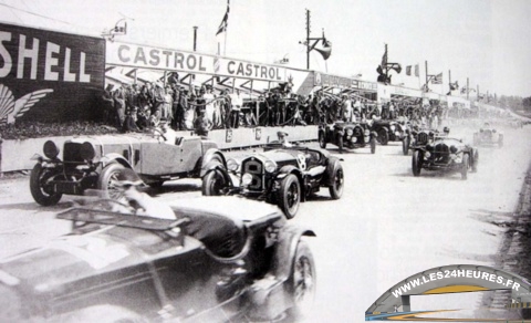 24 heures du Mans 1933 Le départ