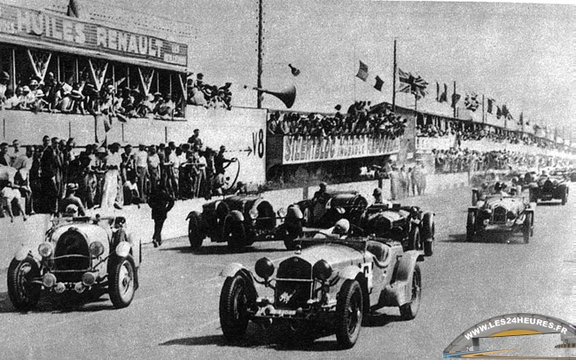 24 heures du Mans 1934 le départ