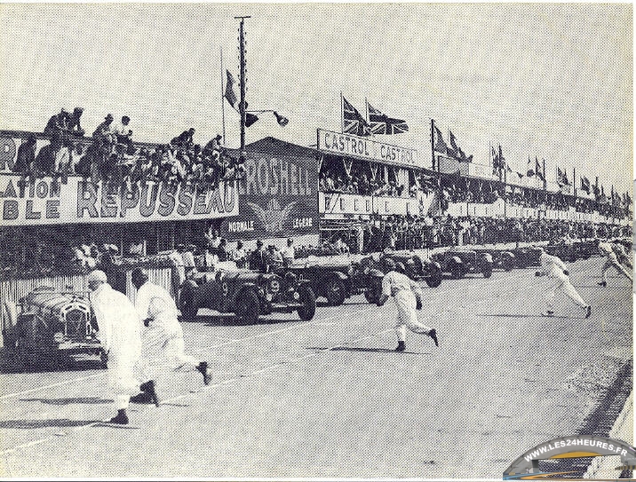 Départ des 24 heures du Mans 1934