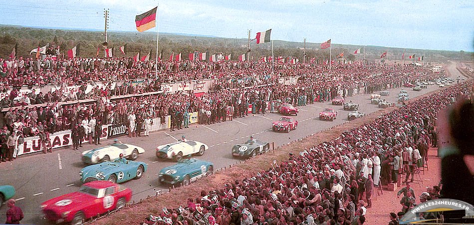 Les 24 heures du Mans 1953 depart