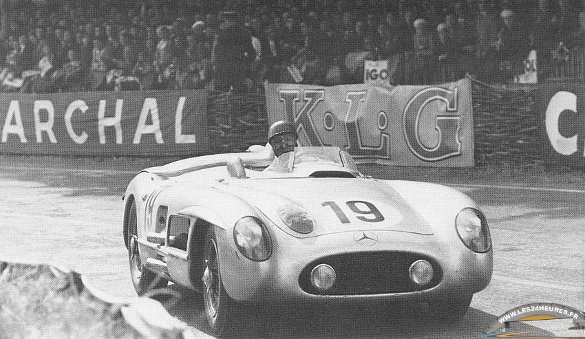 Le Mans 1955 Fangio sur Mercedes