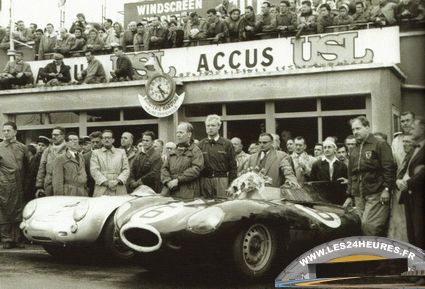 24 heures du Mans 1955 - victoire Jaguar hawthorn