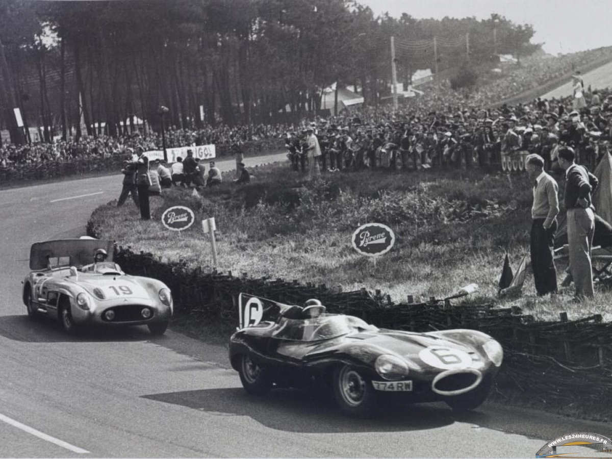 LeMans 1955 Hawthorn et Fangio
