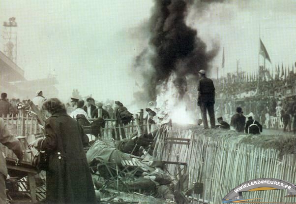 24 heures du Mans 1955 l' accident