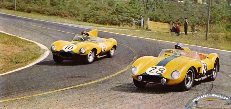 24h lemans 1957 16 Jaguar Frere
