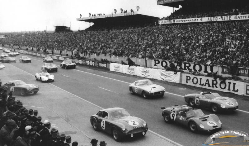 24h lemans 1961 depart