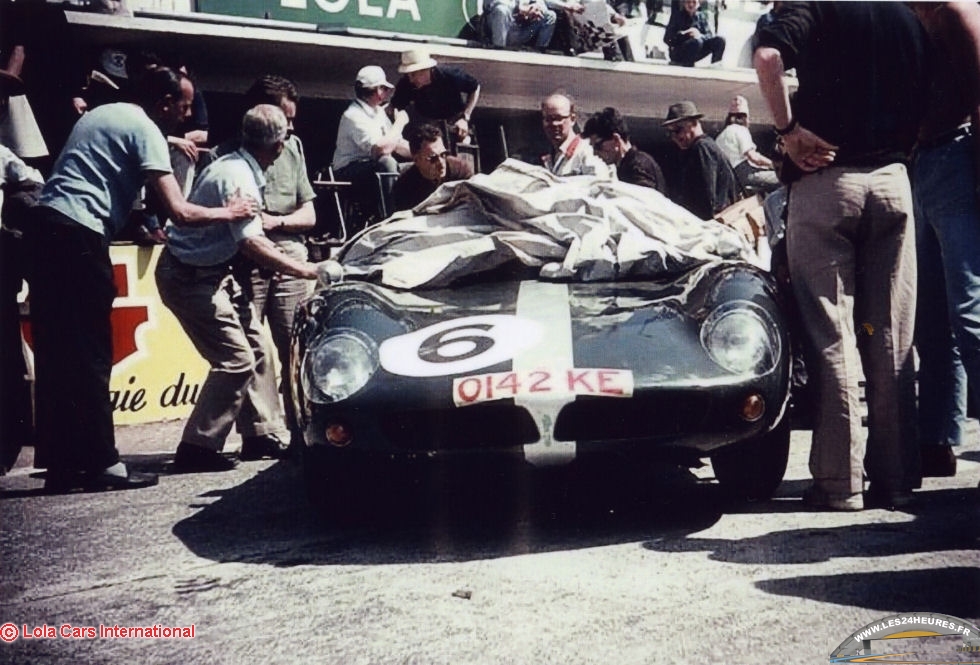 24h lemans 1963 Lola GT MK6 no 6