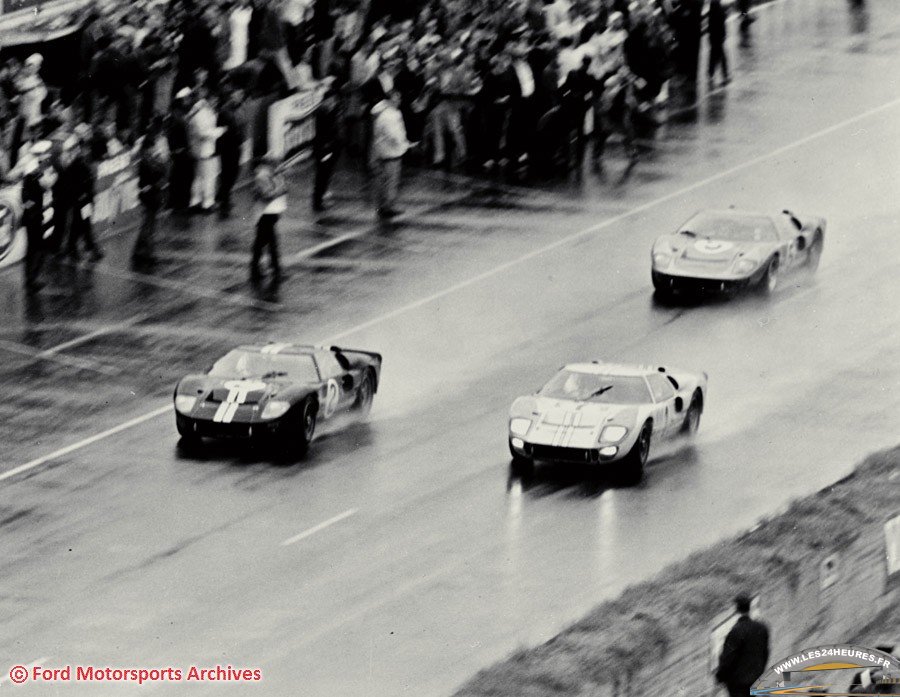 24h lemans 1966 arrivee des ford