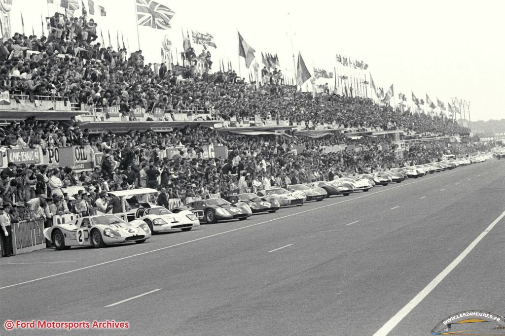 24h lemans 1967 depart