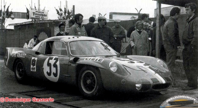 24h lemans 1968 53 Alpine A 210 Wollek Ethuin