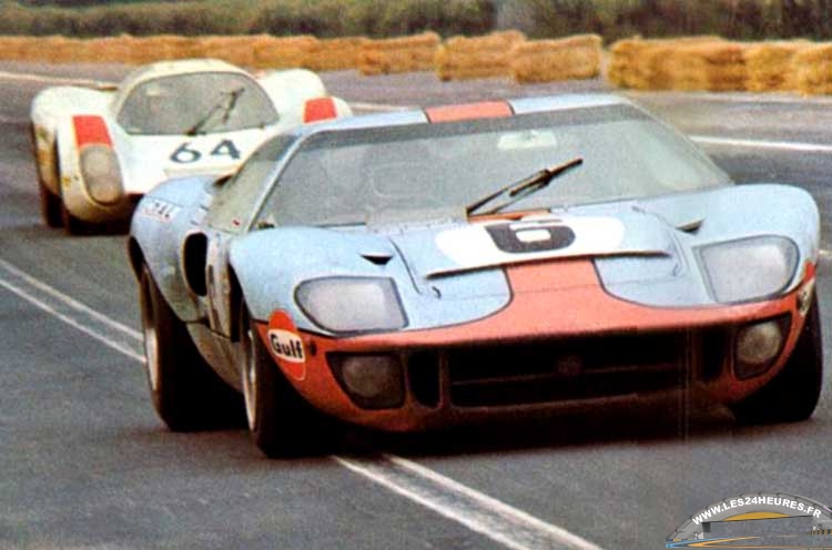 24h lemans 1969 ickx herrmann arrivee