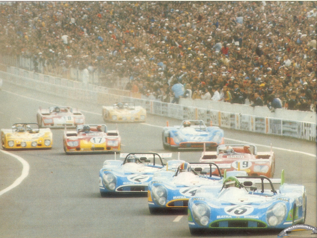 24h lemans 1972 le départ