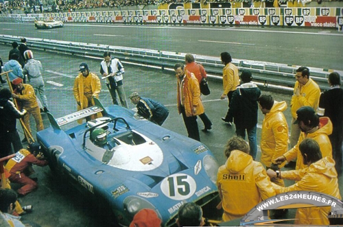 24h lemans 1972 Matra ms670 15 pescarolo hill