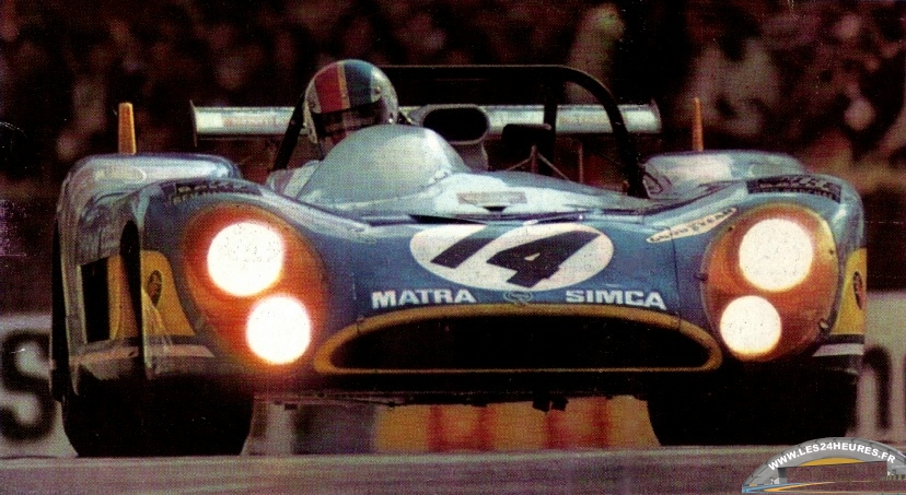 24h lemans 1972 Francois Cevert sur Matra