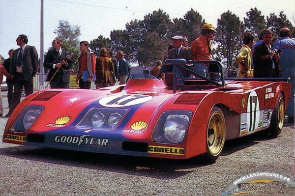 24h lemans 1973 ferrari 312 pb