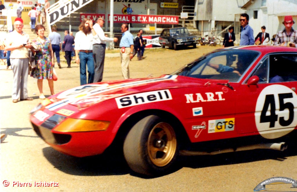 24 heures du Mans 1975 Ferrari Nart 45