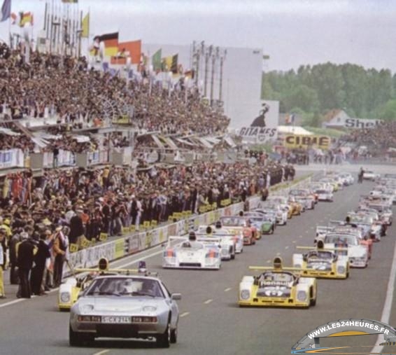 Le Mans 1977 départ