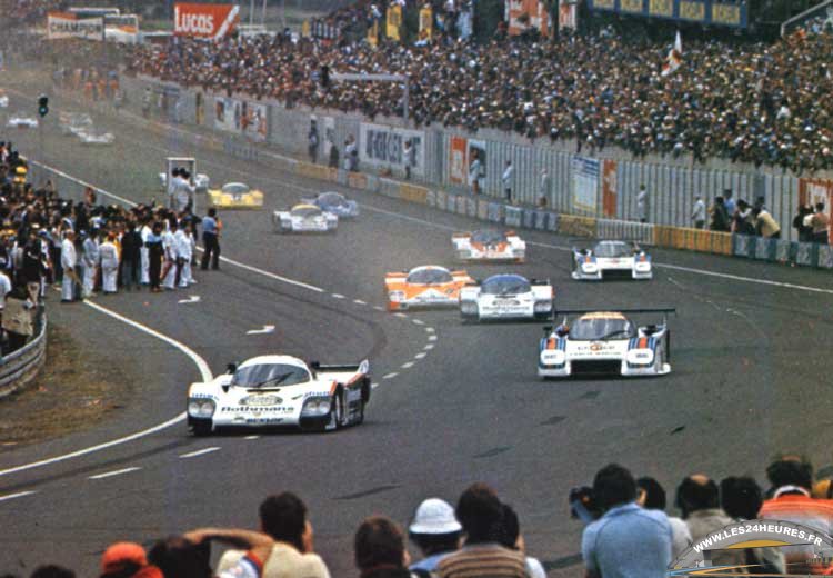 24h lemans 1983 depart