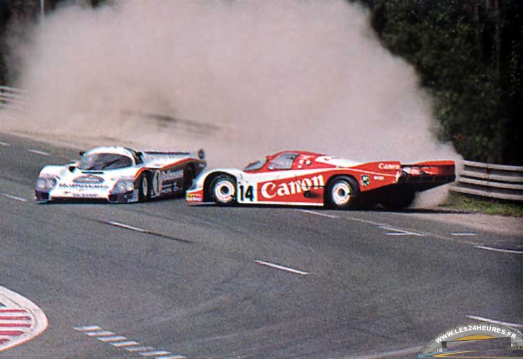 24h lemans 1983 accrochage ickx lammers