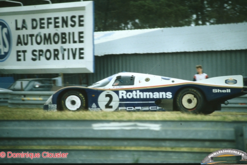 LE Mans 1985 - Porsche 962 C - Hans Stuck