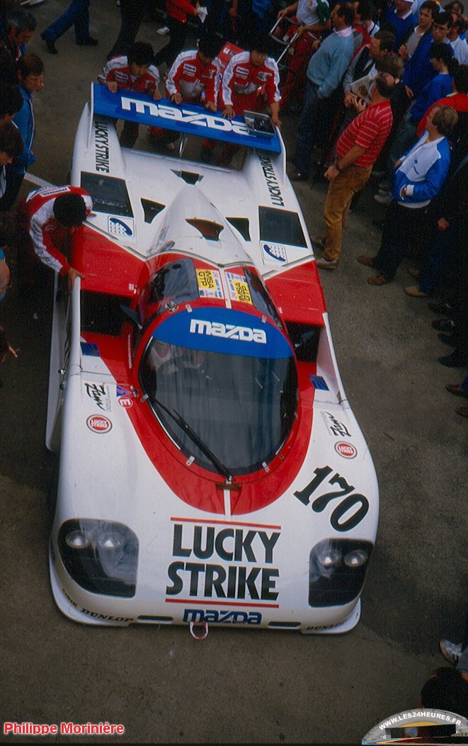 24h lemans 1986 170 Mazda 757