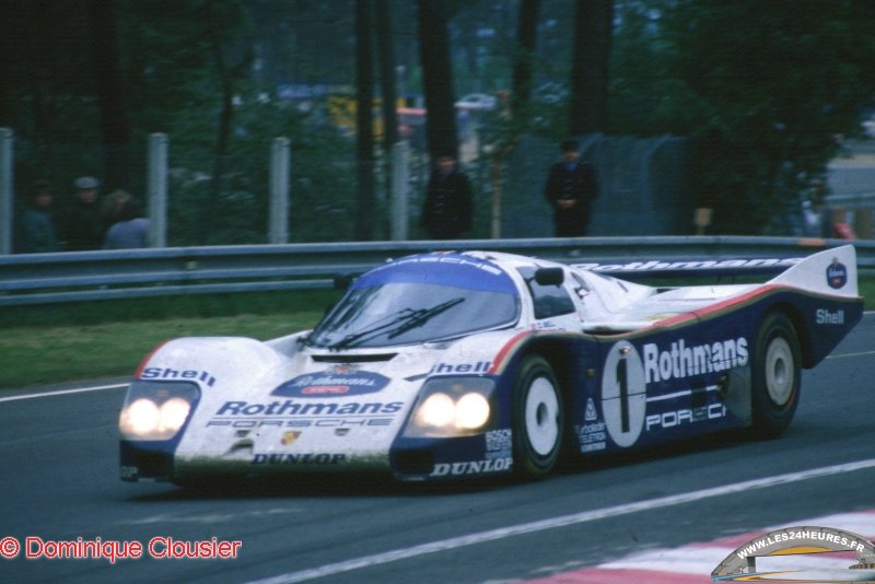 24h LeMans 1986 Porsche Stuck Bell Holbert