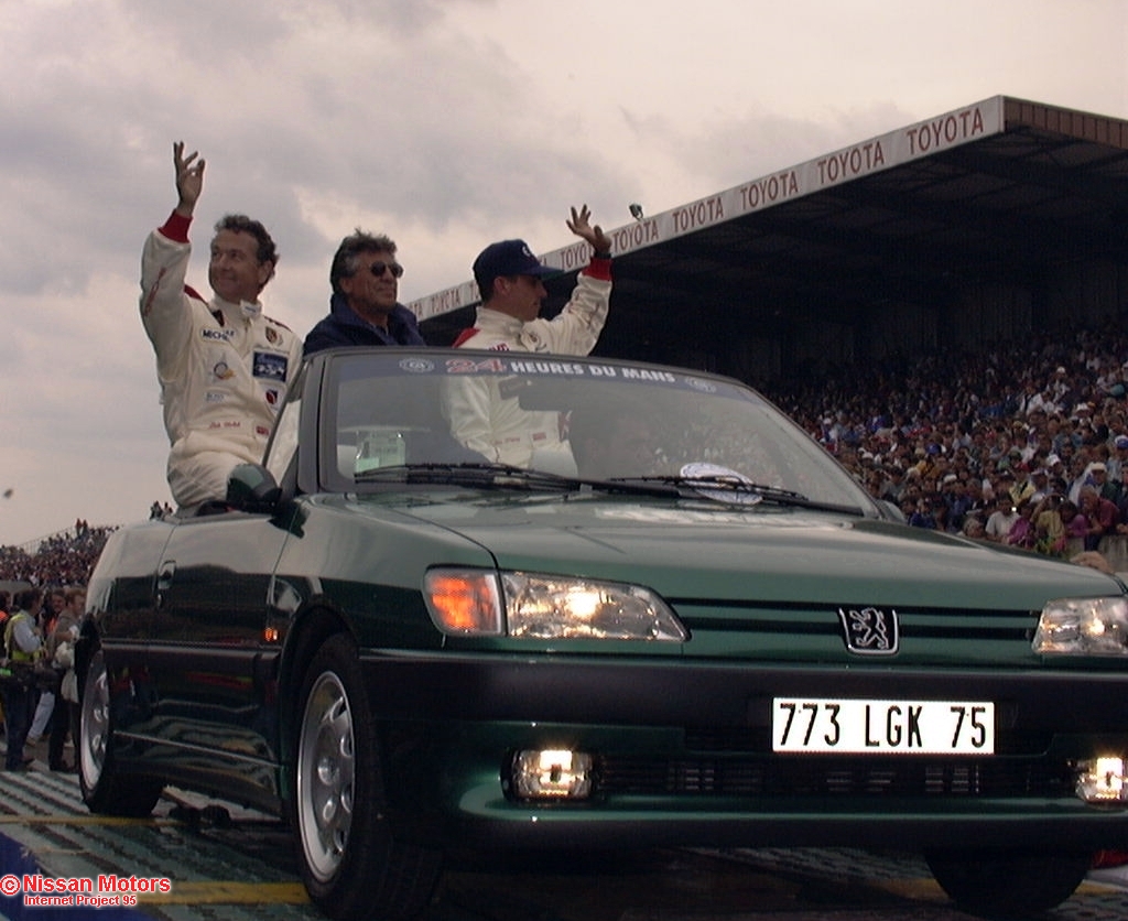 24h lemans 1995 presentation avant course 