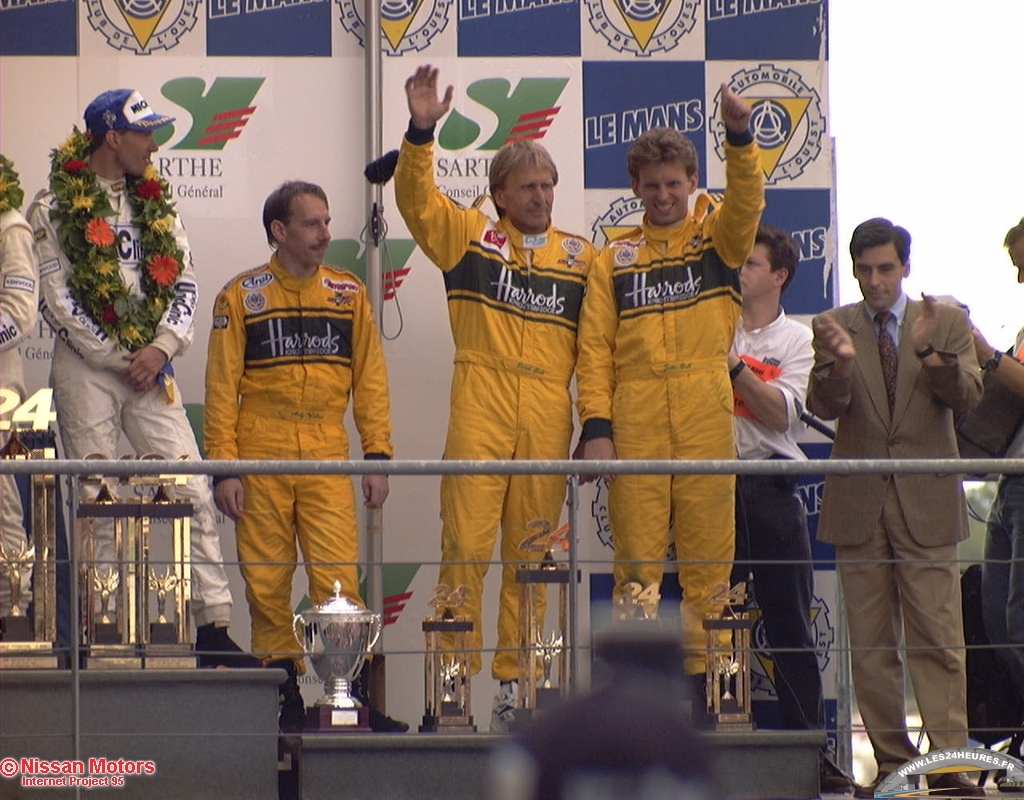 24h LeMans 1995 - Podium suc McLaren