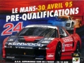 24h lemans 1995 préliminaires