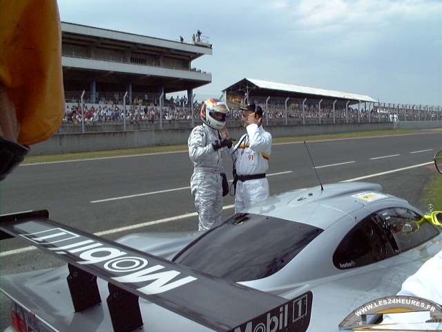 24h du Mans 1998, abandon de la Mercedes