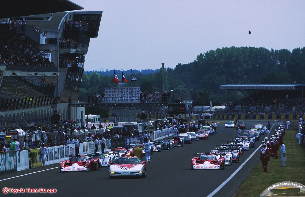 Départ des 24 heures du Mans 1999