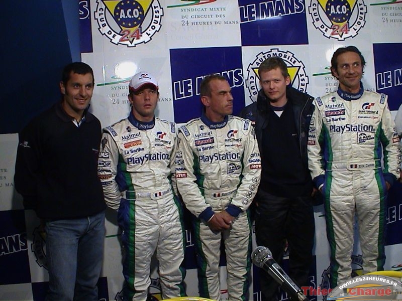 Sebastien Loeb Press Conference La Mans 2005 Test