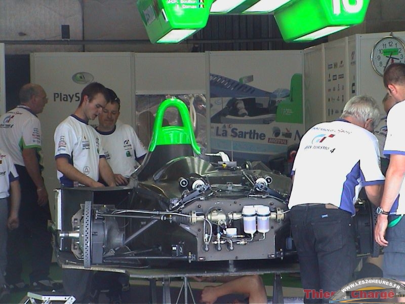 Pescarolo mans 2005 testing