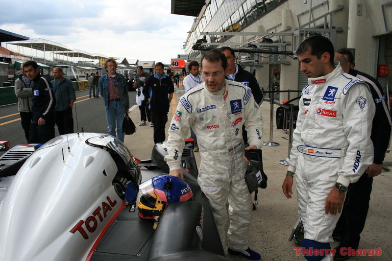 24 heures du Mans 2007 Jacques Villeneuve 908 Peugeot