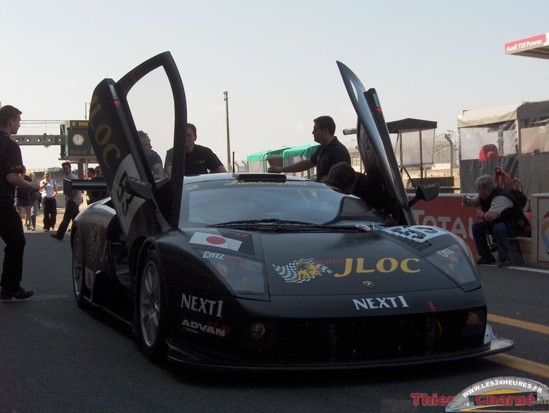 24 heures mans 2007 53 Lamborghini Murcielago jloc