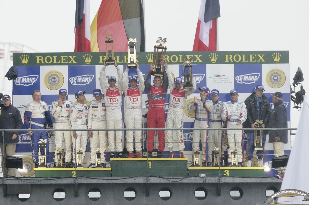 24 heures du Mans 2007 Podium LMP1