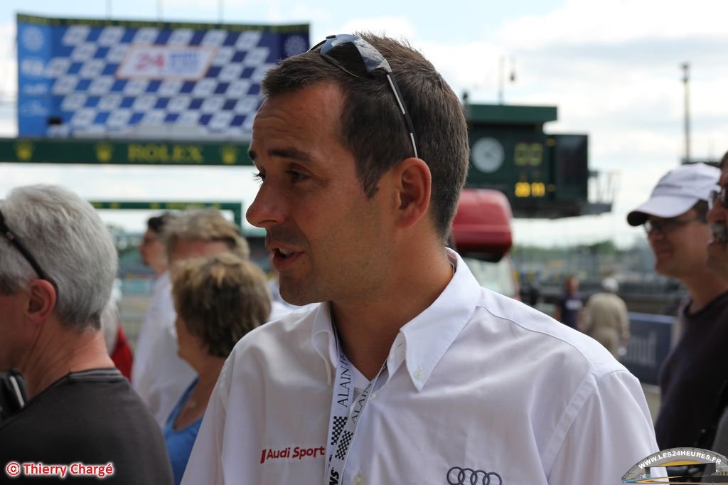 Benoit Treluyer LeMans Test Day 2012