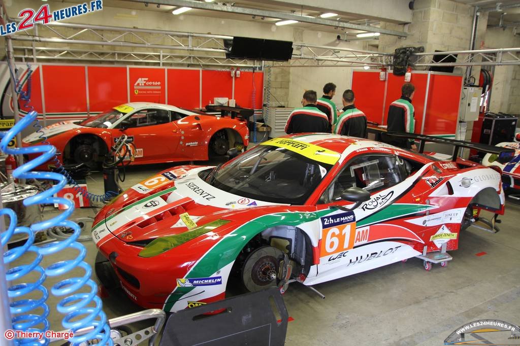 Ferrai GTE Am LeMans 24 hours