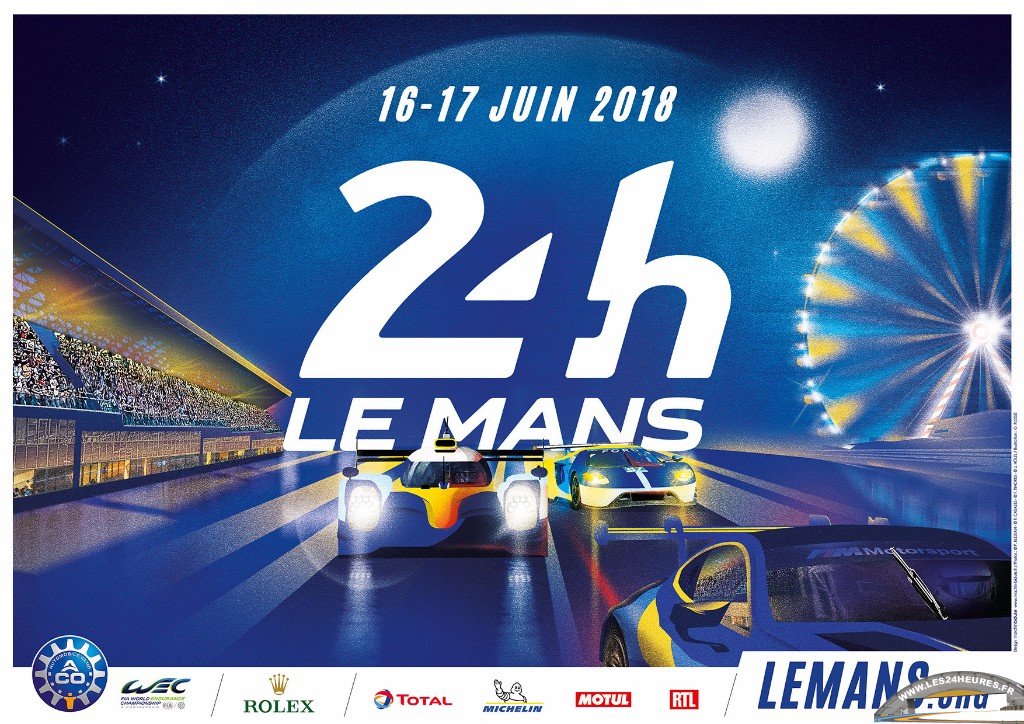 affiches des 24 heures du Mans 2018